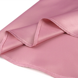 Pink Ruffles Puff Sleeve 4XL Satin Loose Dress Mini