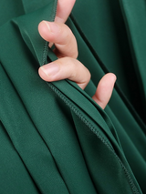 Green Ruffle Patchwork Women Plus Size Skirts