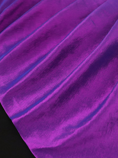 Women  Bodycon Purple Pleated Ruffled Party Dress